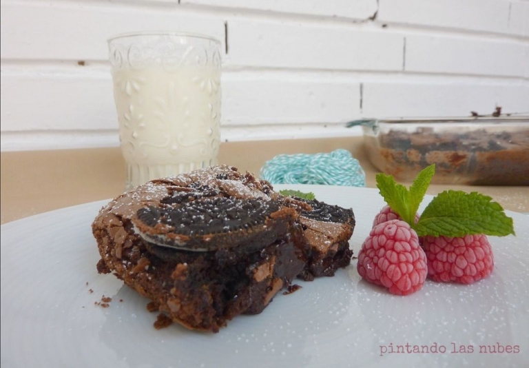 primer plano brownie
