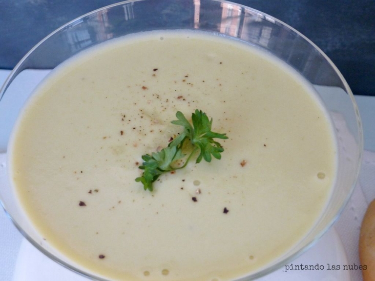 crema espárragos