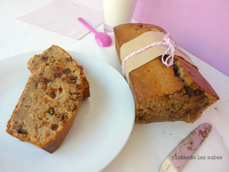 pastel de plátano