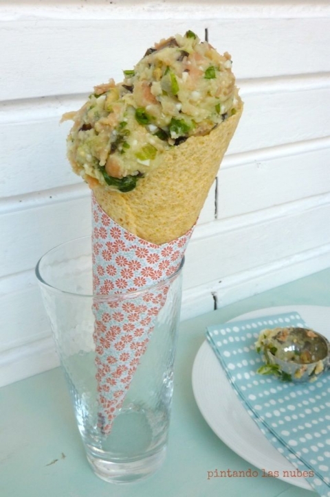 cornete de ensalada