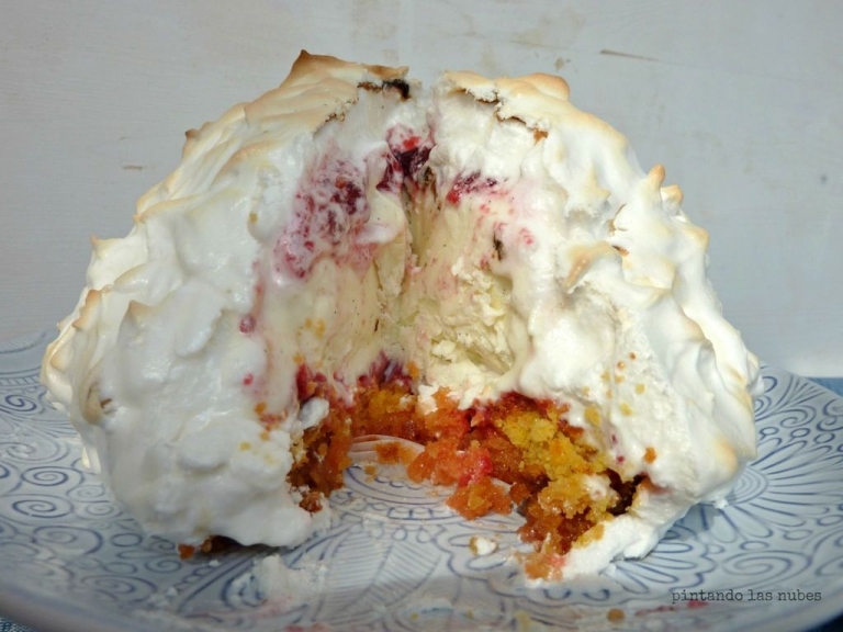 corte tarta alaska