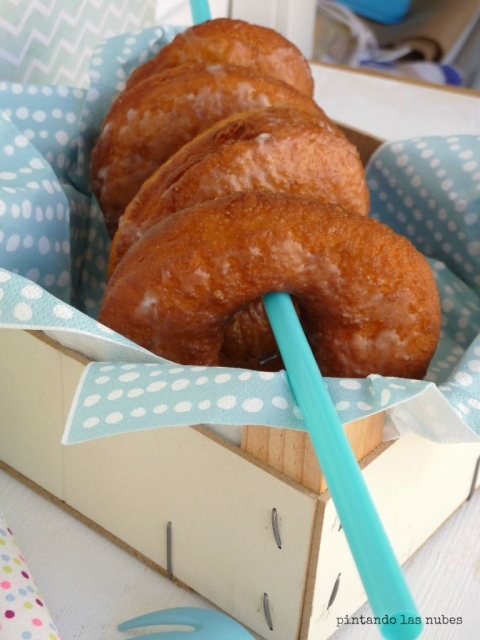 donuts ensartados