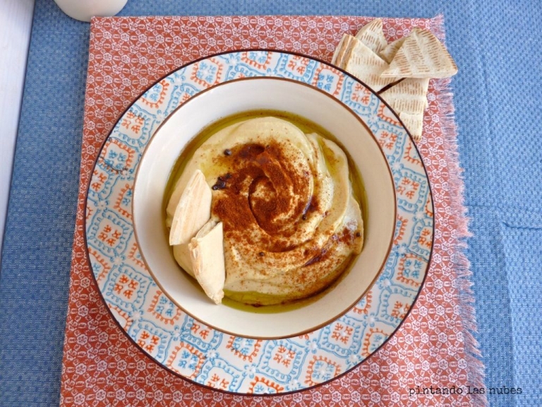 crema de garbanzos vista