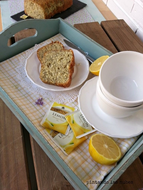 cake de limón y semillas de amapola