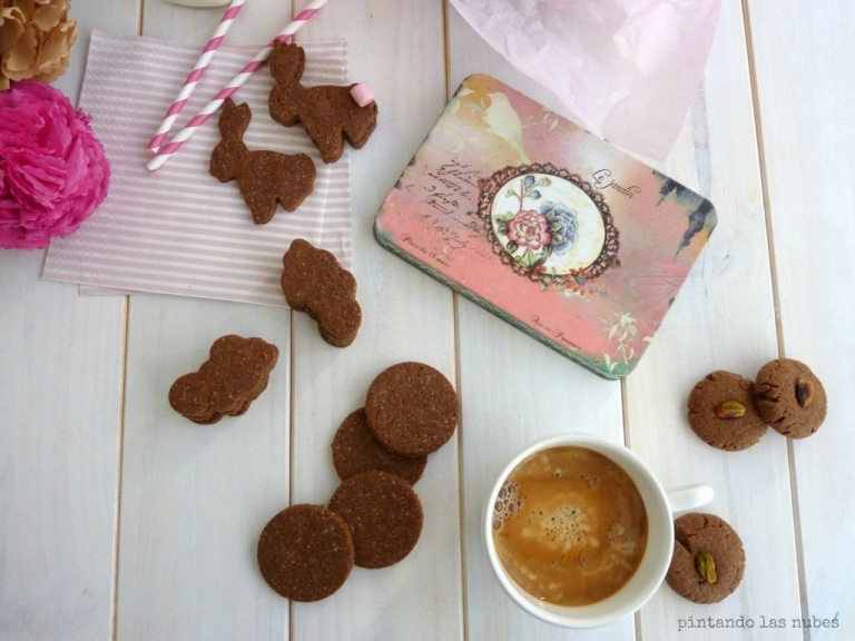 galletas de chocolate de Pintando las nubes