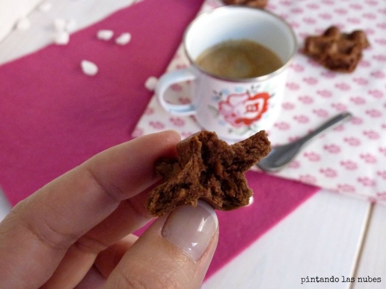 Desayuno de domingo, gofres de chocolate