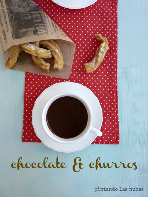 Chocolate con churros receta