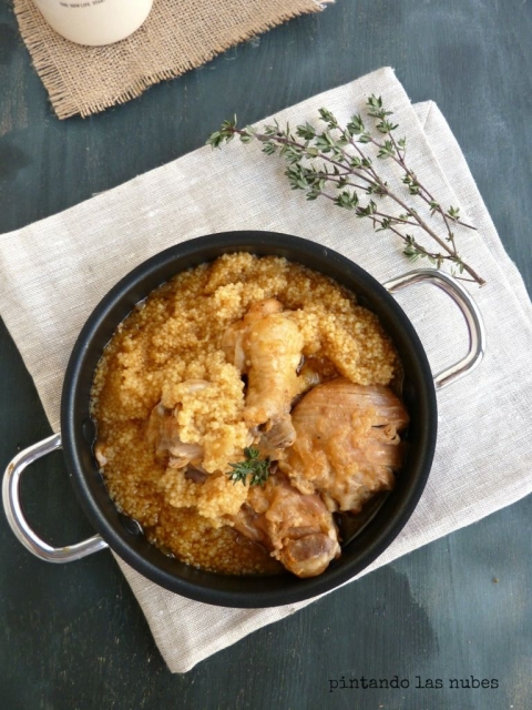 Pollo guisado cous cous