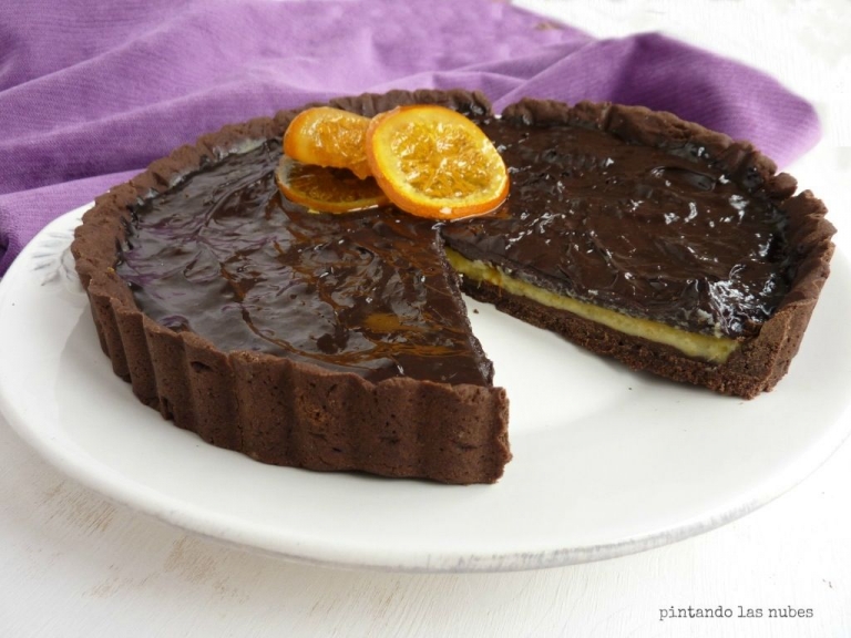 Orange curd y chocolate