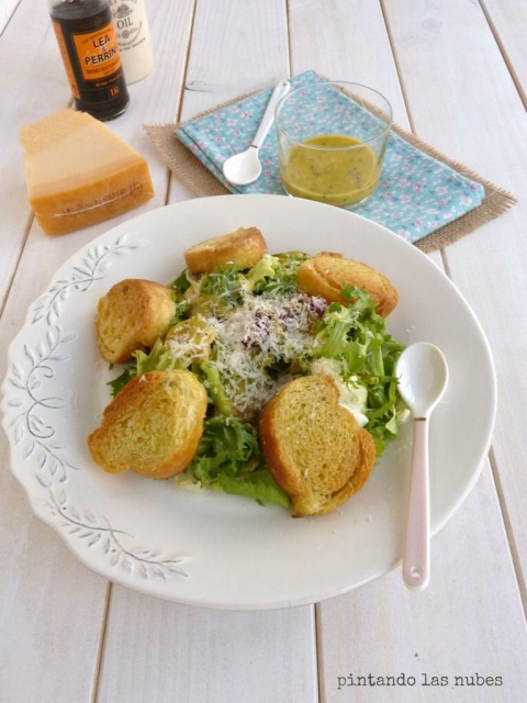 cómo hacer ensalada césar