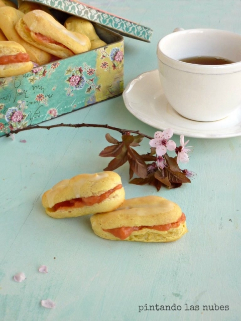 Receta de eclairs