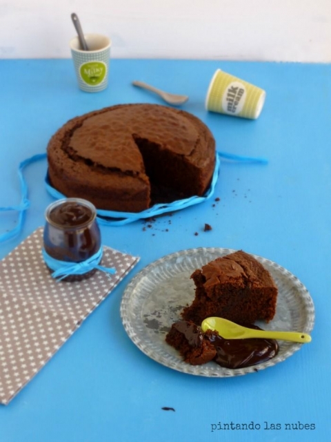 Tarta de chocolate por Pintando las nubes