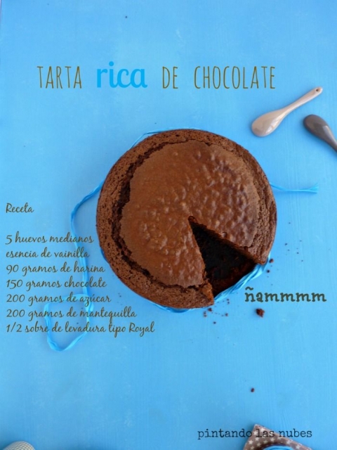Tarta rica de chocolate