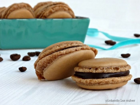 Receta de macarons de café