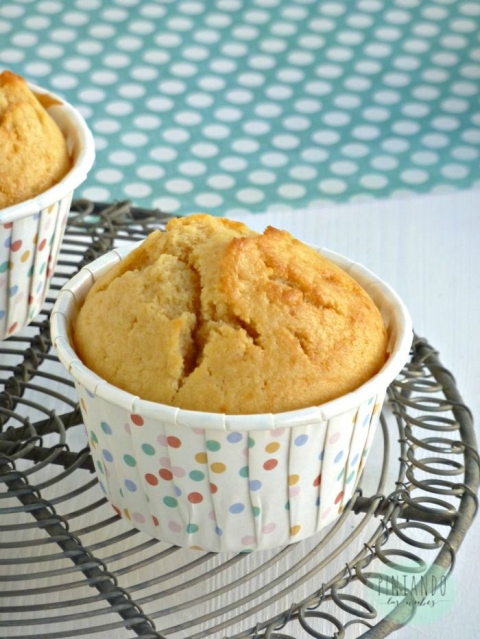 Muffins de palomitas y dulce de  leche