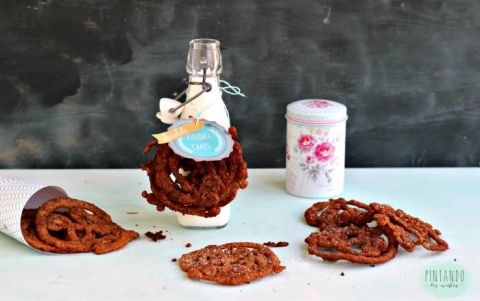 Desayuno de domingo ( Chocolate funnel cakes)