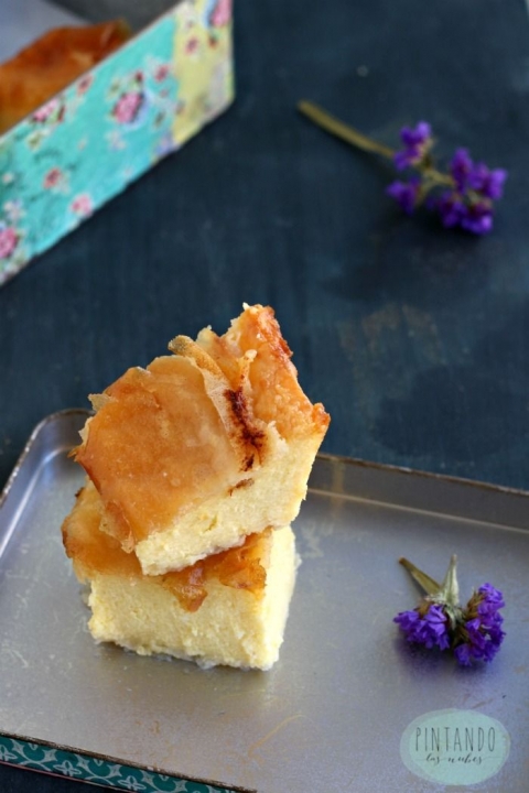 Galaktoboureko ( tarta griega de leche)