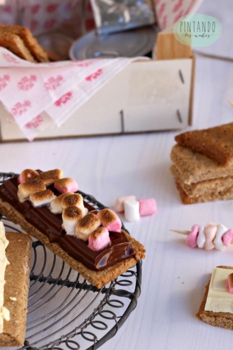 smores-pintando-chocolate