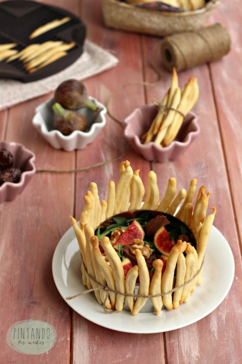 Ensalada con corona de pan