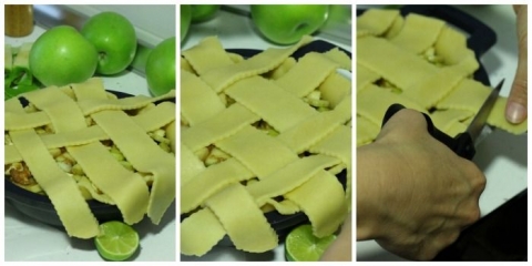 Rejilla tarta manzana