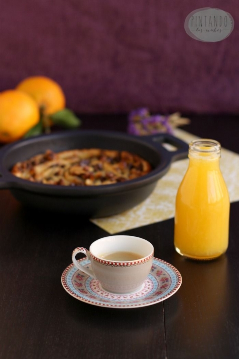 Desayuno de domingo ( Espiral al orange curd)
