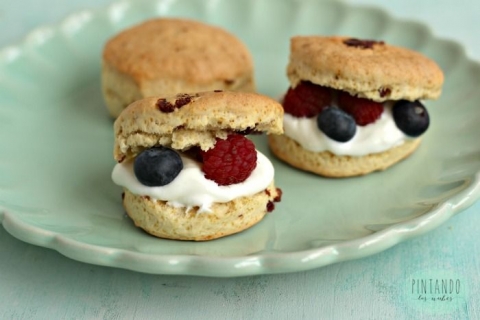 Scones rellenos 