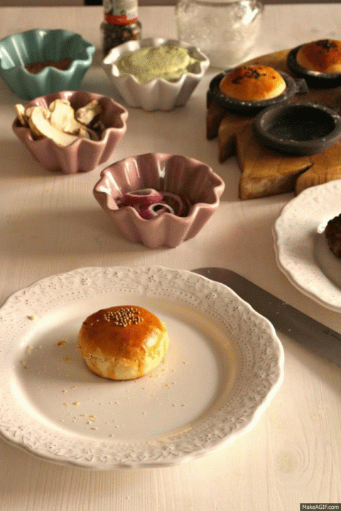 Montaje de la hamburguesa 