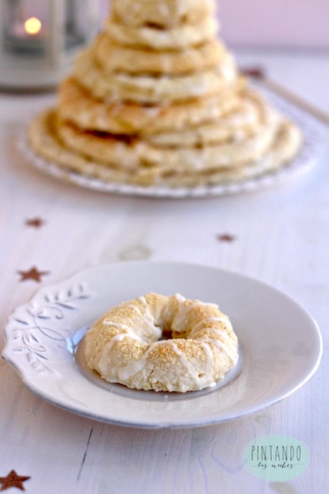 rosca pequeña de Kransekake
