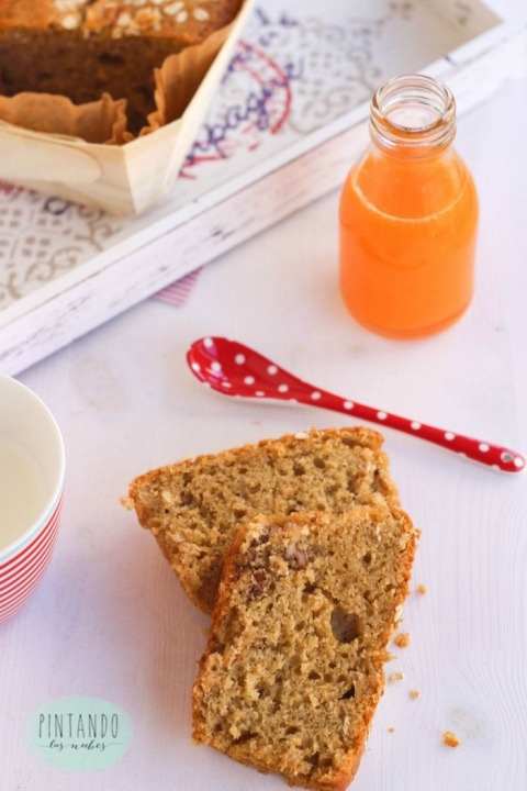 Desayuno de domingo ( bizcocho de avena fácil )