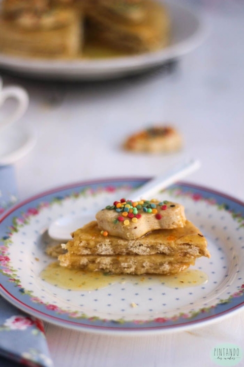 Desayuno de domingo ( turrón de Doña Pepa)