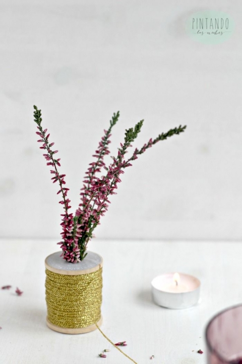 Adorno para la mesa en Navidad