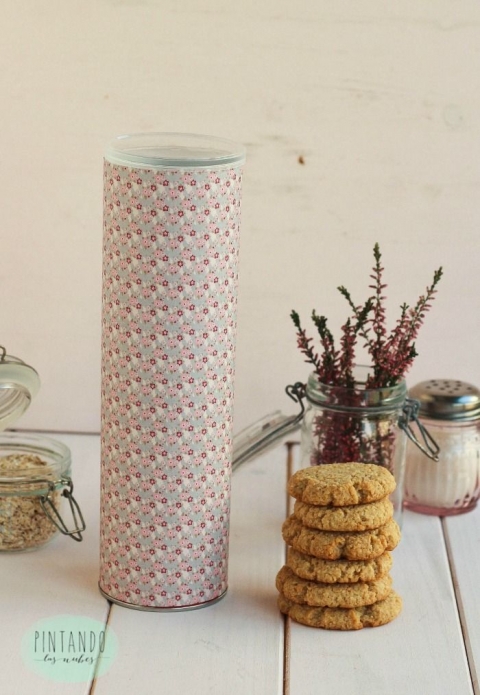 Galletas en bote de Pringles