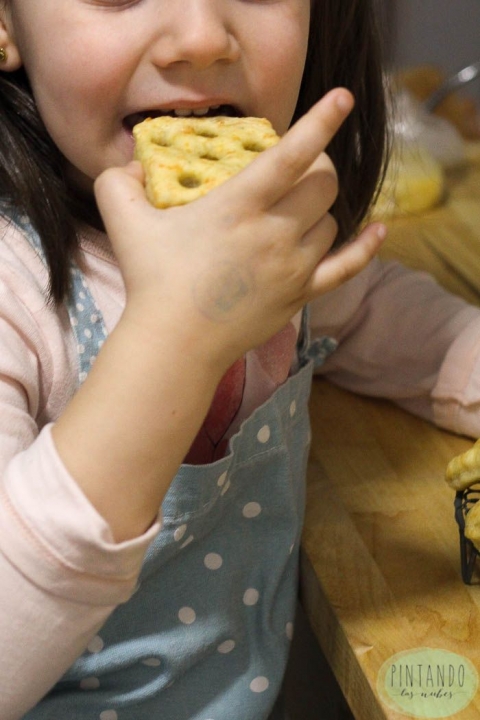 Galletas de queso ( prueba de la cocinera)