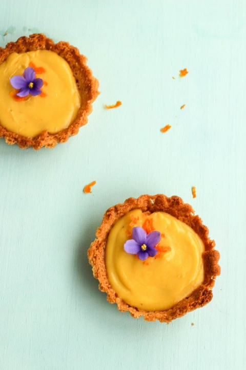 Tartaletas al orange curd y Love Naranjas