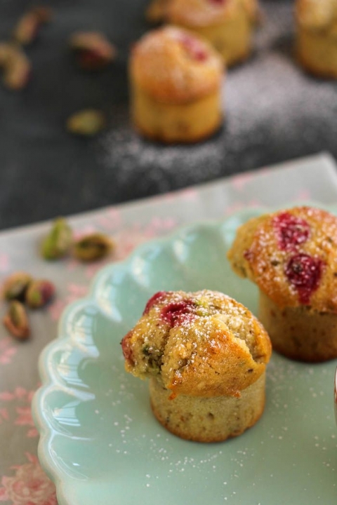 Desayuno de domingo ( friands de pistacho)