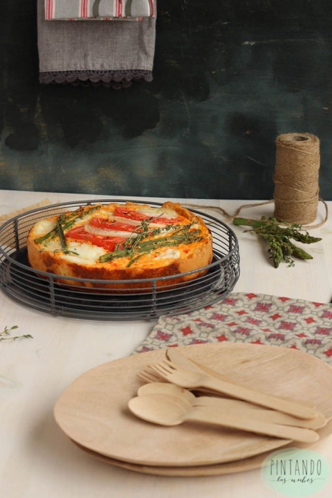 Tarta para llevar de picnic