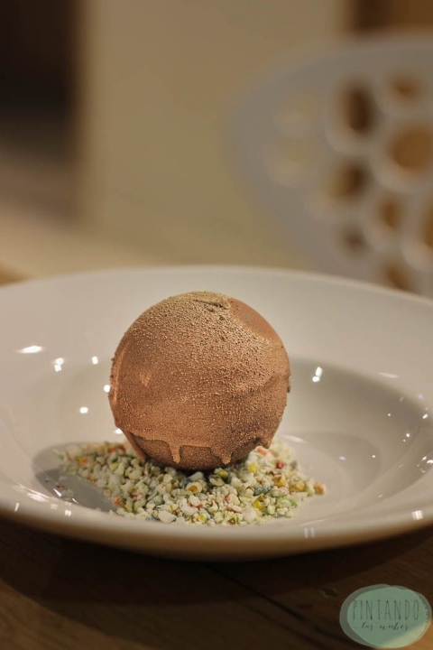 Esfera de chocolate