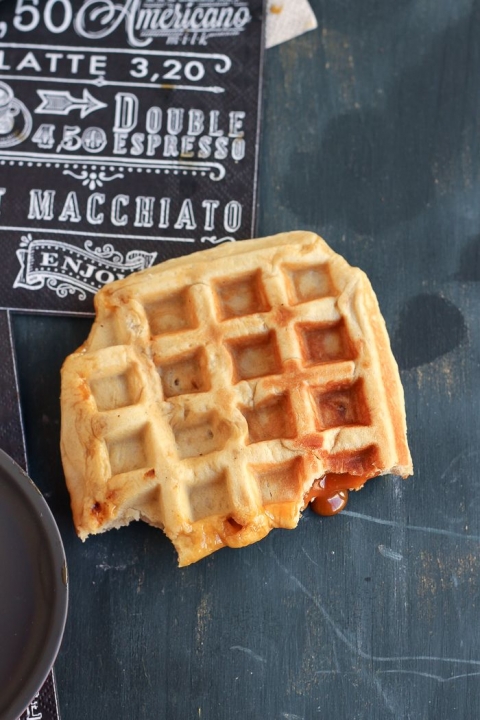 Recipe filled waffle