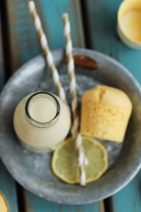 Desayuno de domingo ( magdalenas de ricotta)
