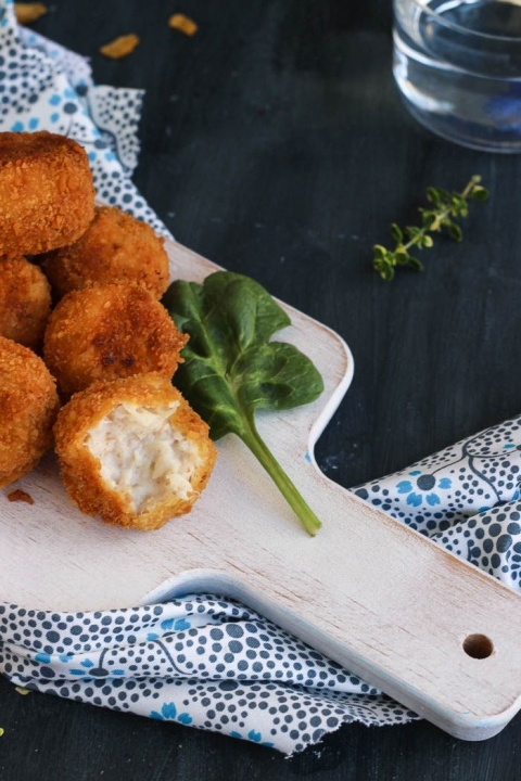hacer croqueta bacalao