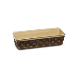 Molde desechable para hornear bizcocho de avena y nueces